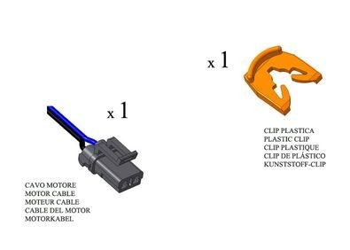 Do koszyka Mechanizm podnoszenia szyby drzwi przednich prawych Renault Megane II EM0, EM1